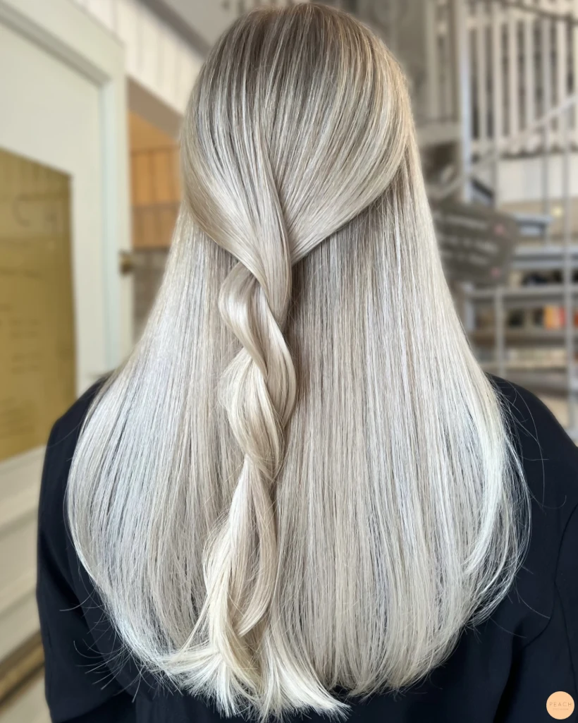 Kall blond slingor