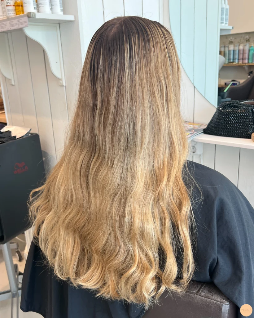 Höstblond hårfärg