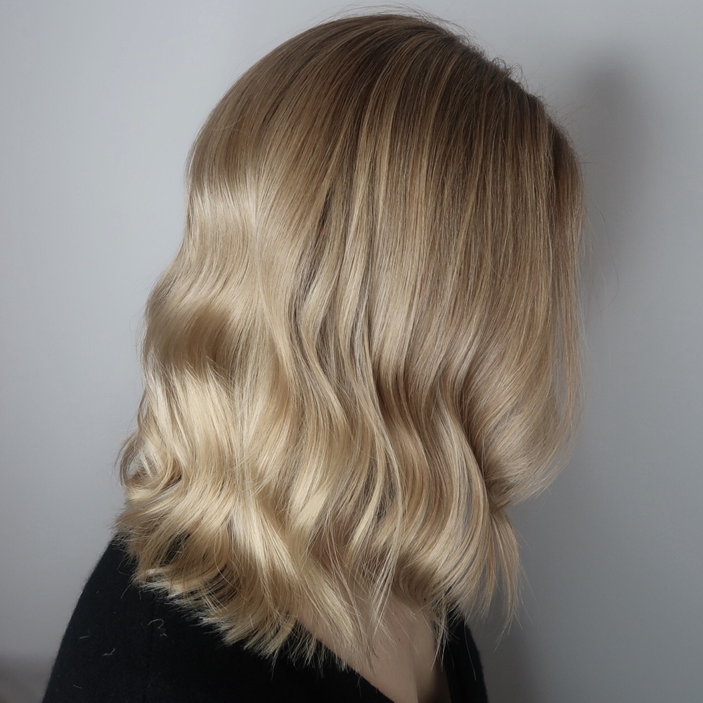 Blondfärg med slingor