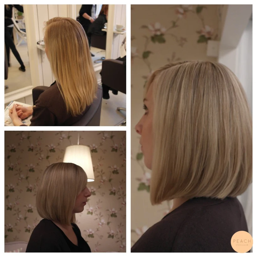 Blond page med beige toner