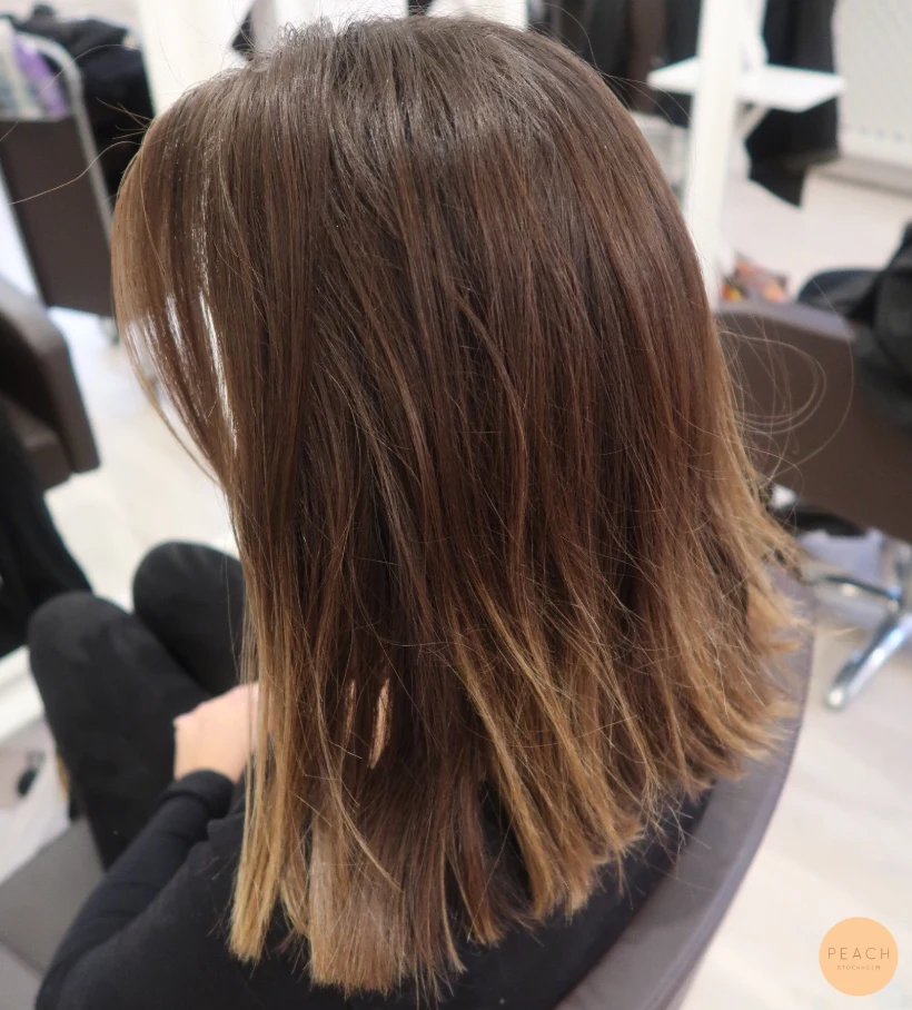 Balayage beige blond