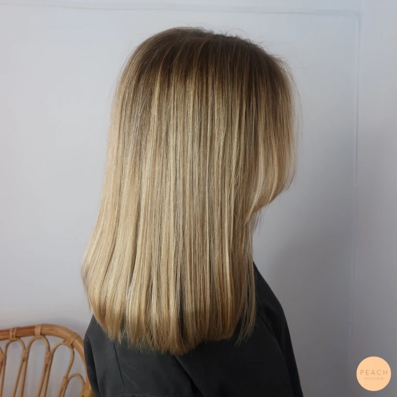 Blond balayage – salongsresultat av Julia Hemlén, 22 januari 2019