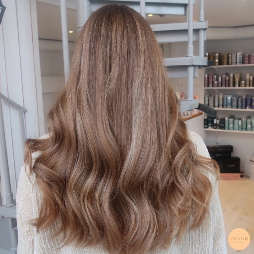 Varm mysig balayage
