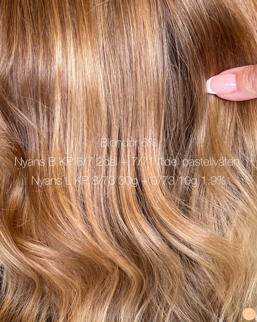 Deep golden hair