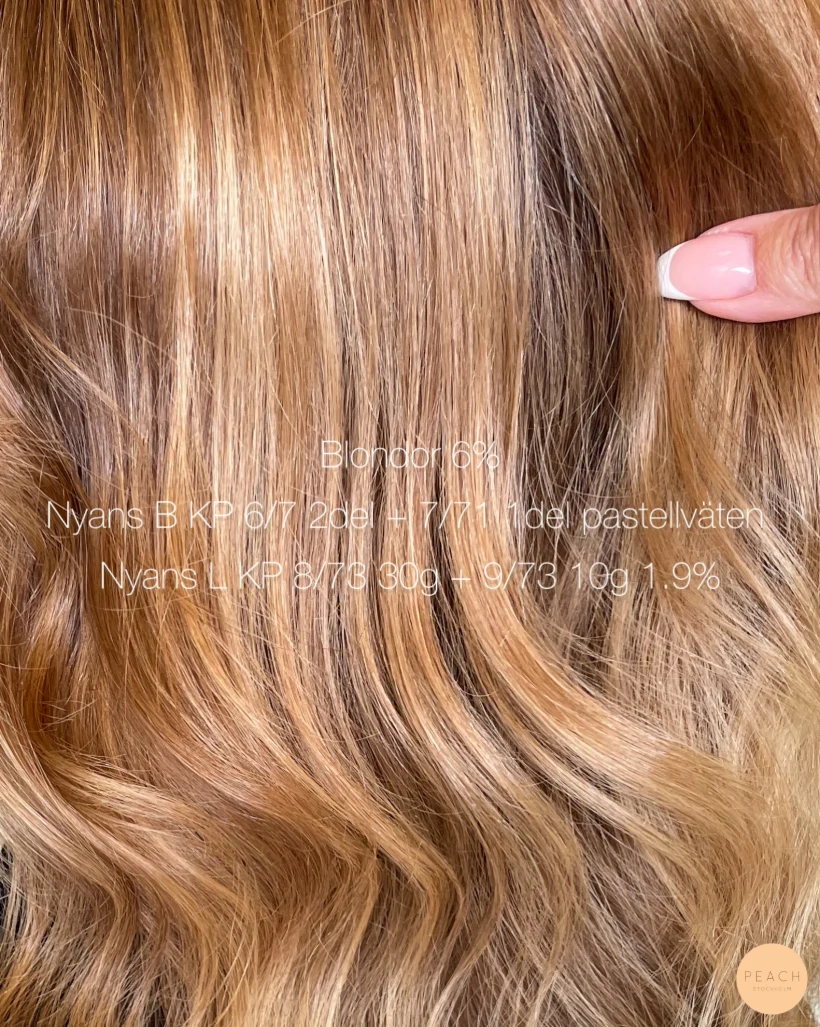Deep golden hair