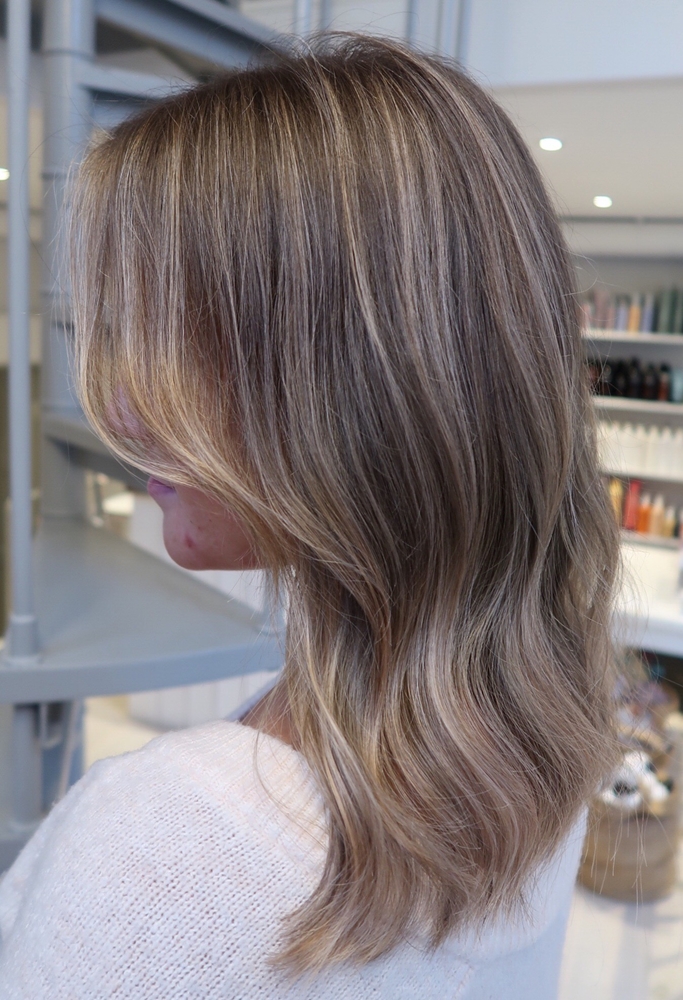 Balayage naturligt hår