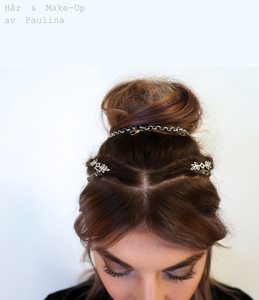 Half-up hair with bun and braids and everything 😍 (Halvuppsatt ball frisyr)