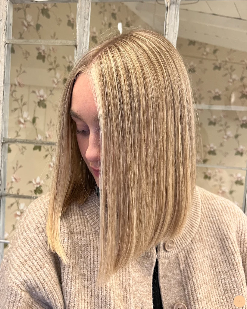 Blonde highlights and money piece🫶🏼✨