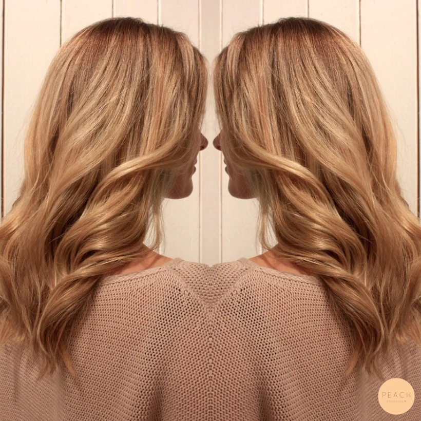 Havreblond med ombre-effekt