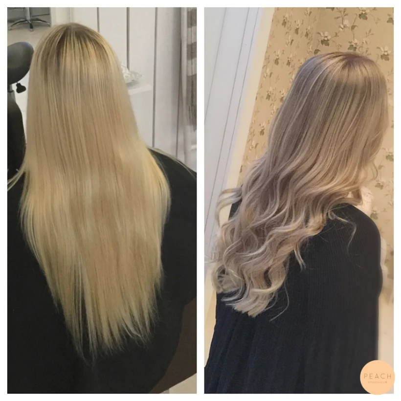 Sombre med mjuk root shadow