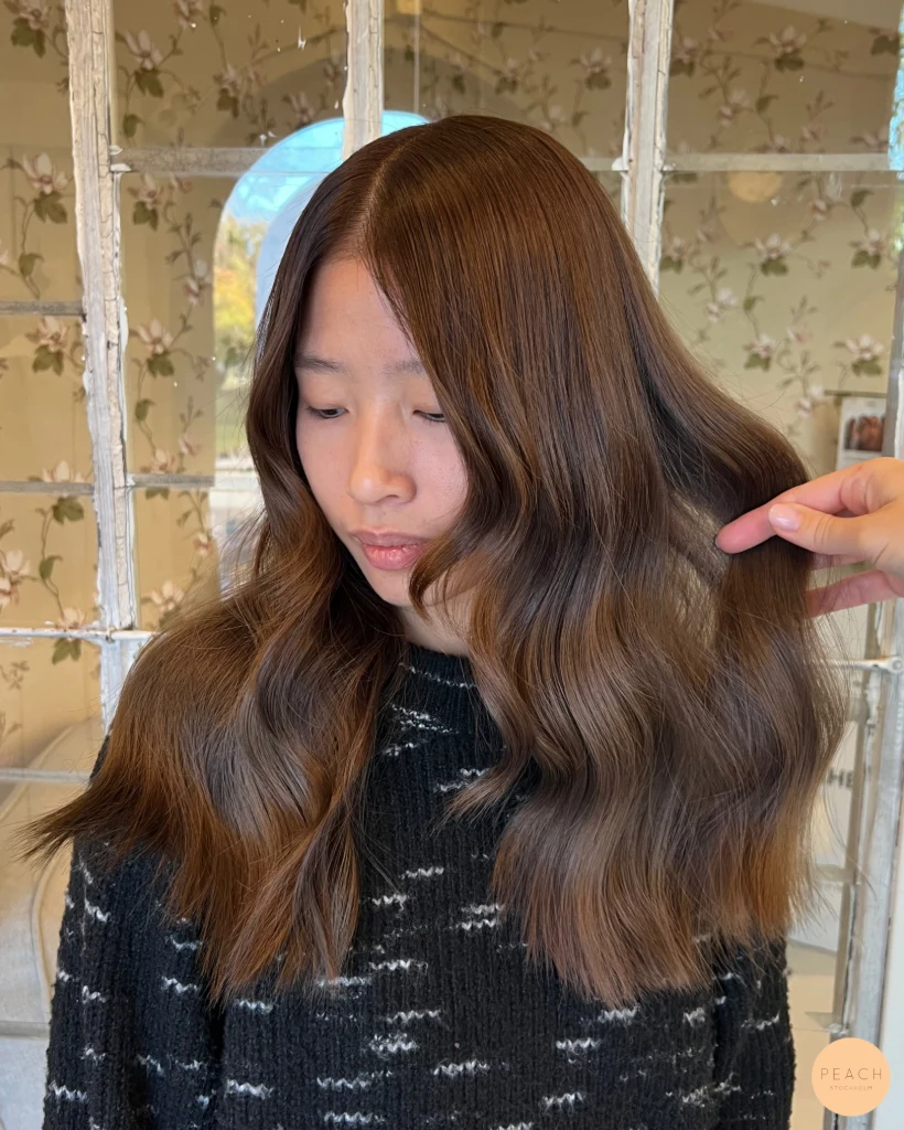Rich brown hair color 🤎