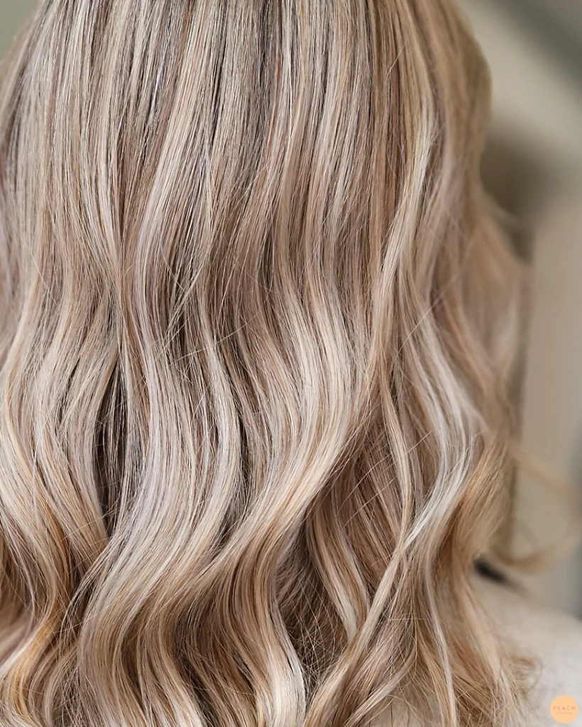 Creamy blonde hair transformation