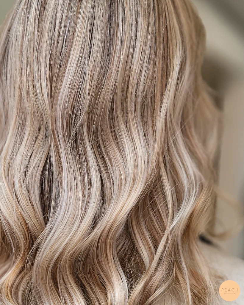Creamy blonde hair transformation
