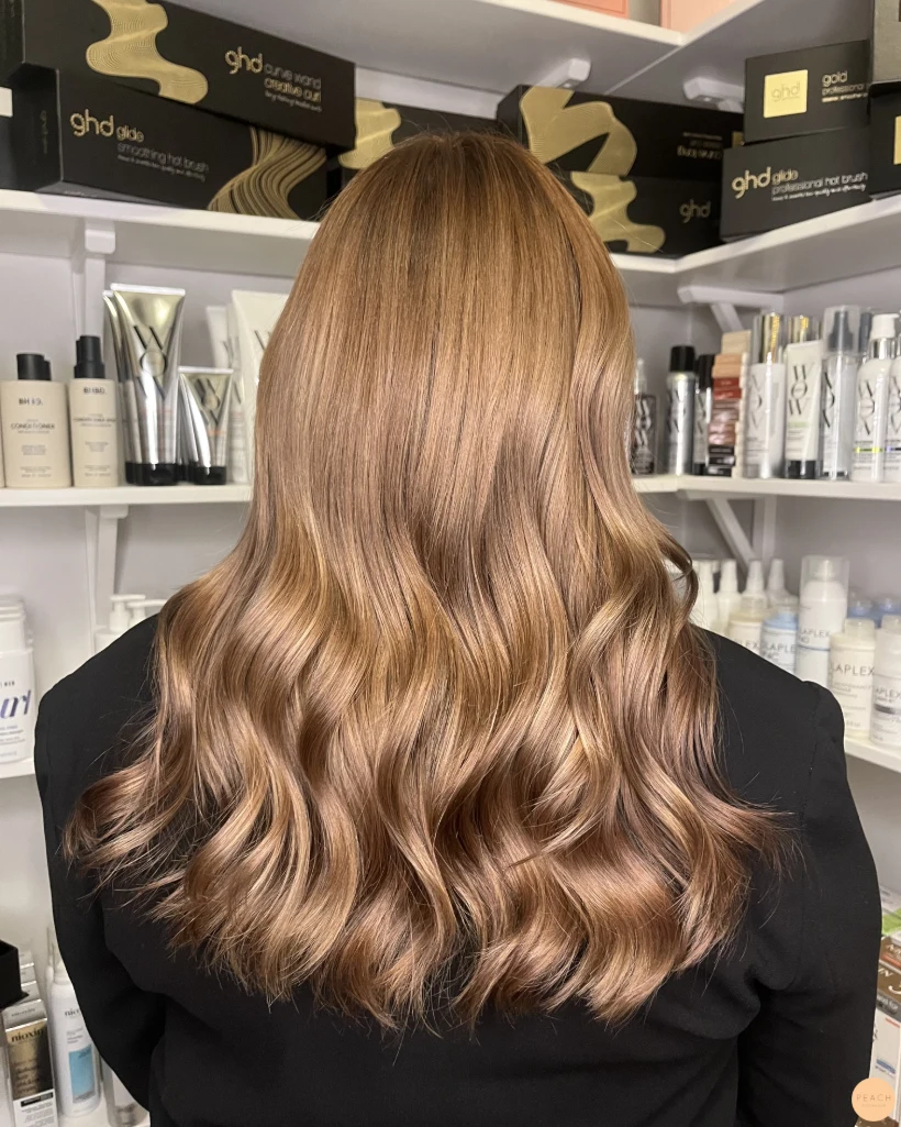 Light caramel brown
