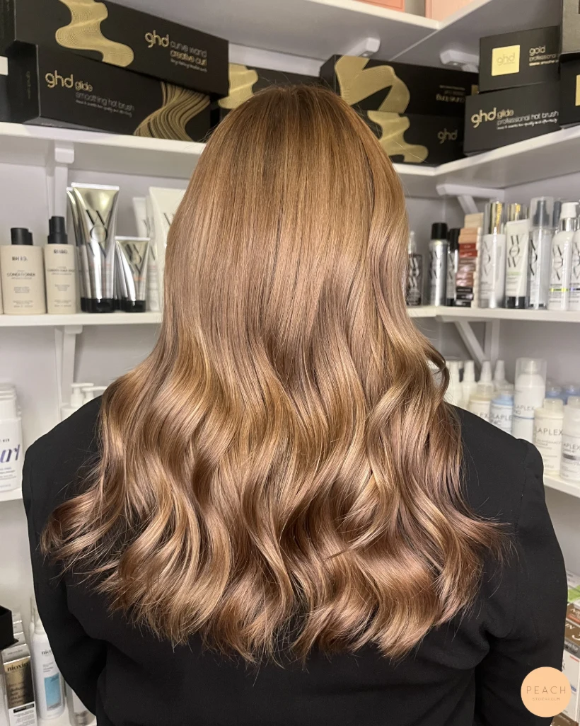Light caramel brown