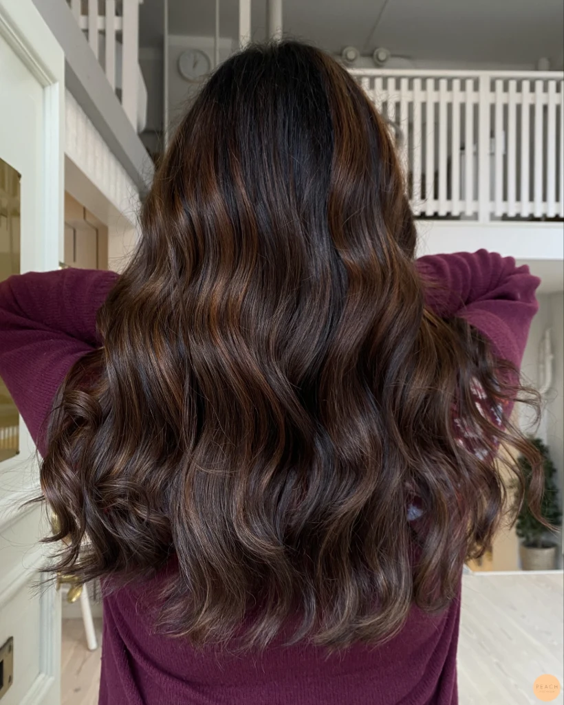 Warm Brown balayage
