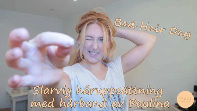 Bad hair day rescue - Tutorial med steg för steg guide till en bohemisk håruppsättning med sjal