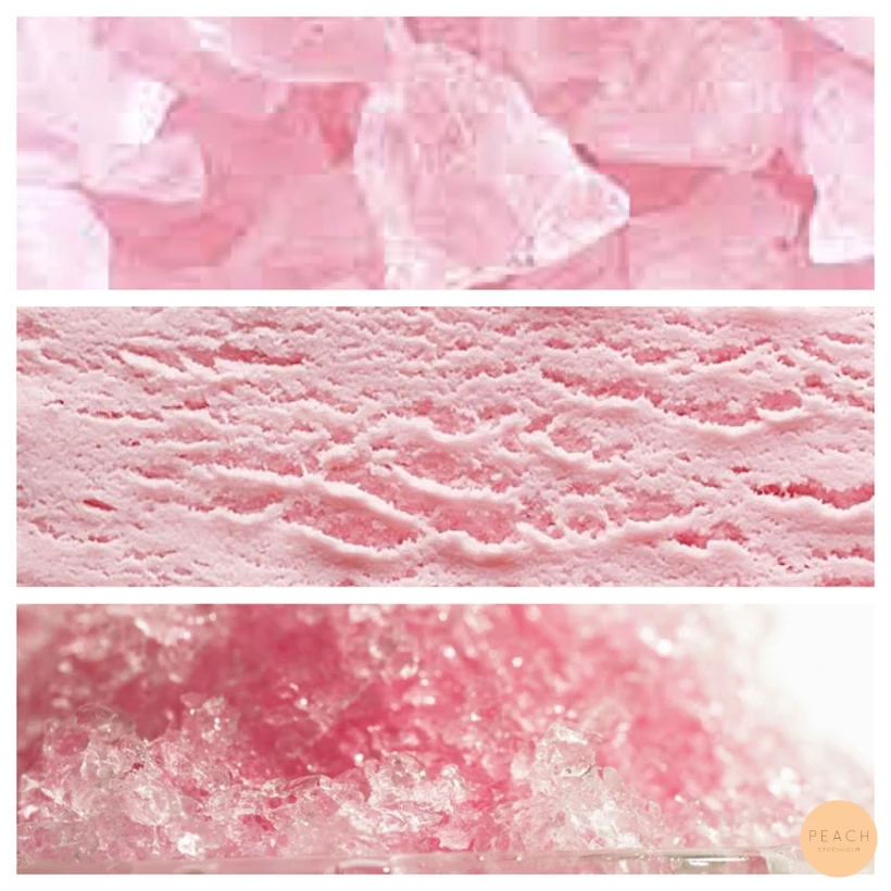 Pink ice