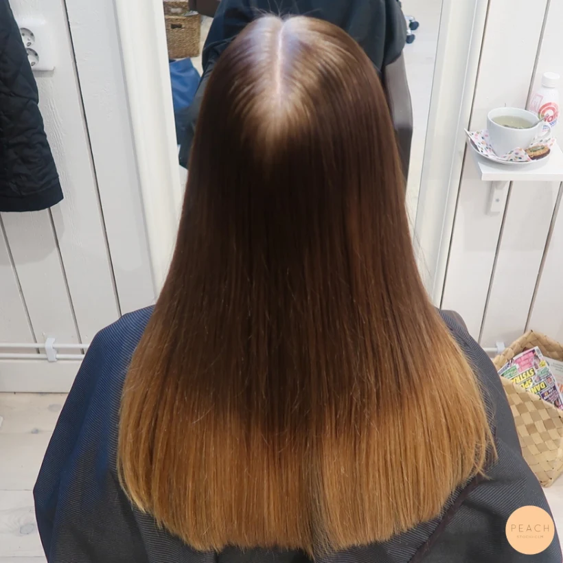 Balayage med mjuk root shadow