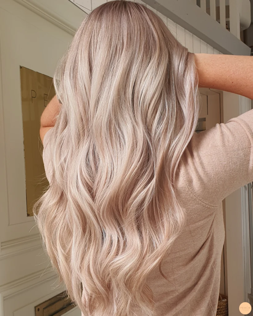 Autumn blonde hair