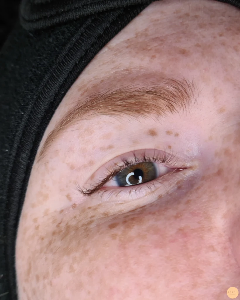 Yumi lashlift före & efter