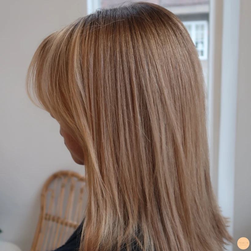 Guld-koppar blond