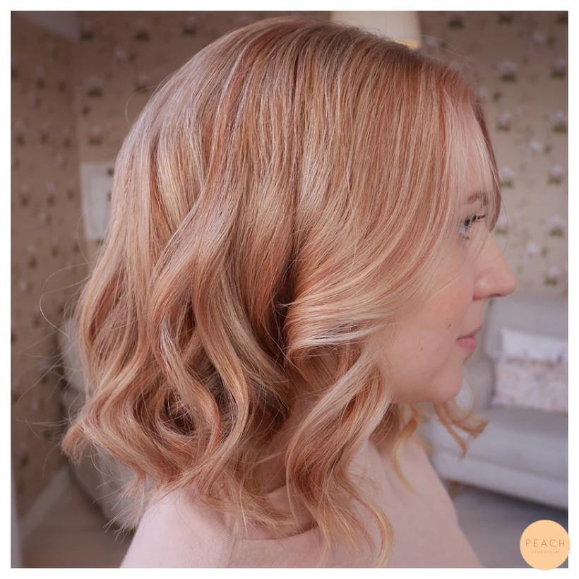 Strawberry blonde & blorange hår
