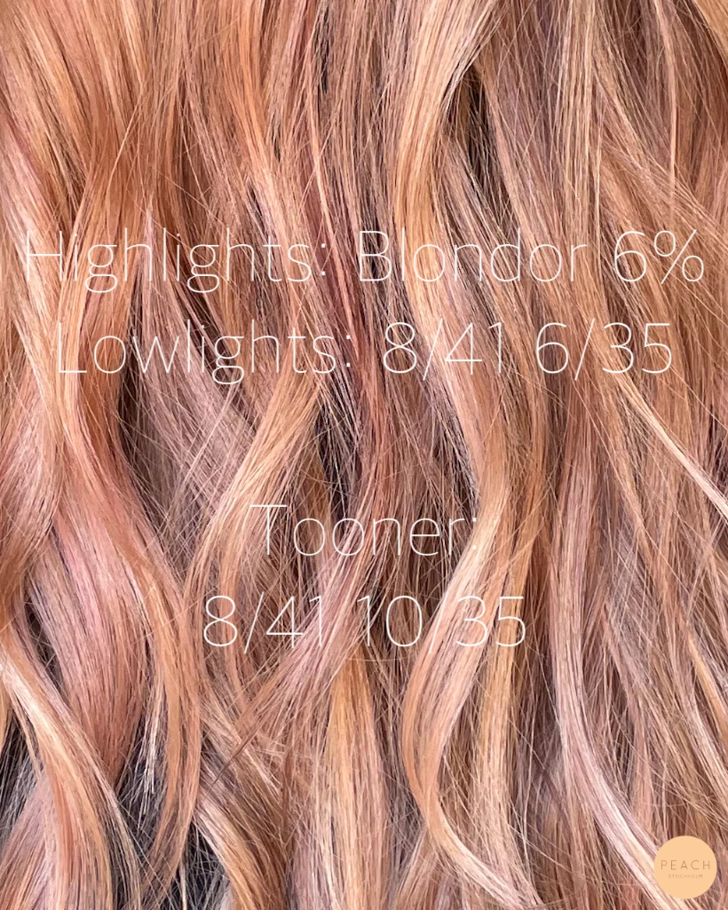 Höst Blond med highlights och lowlights