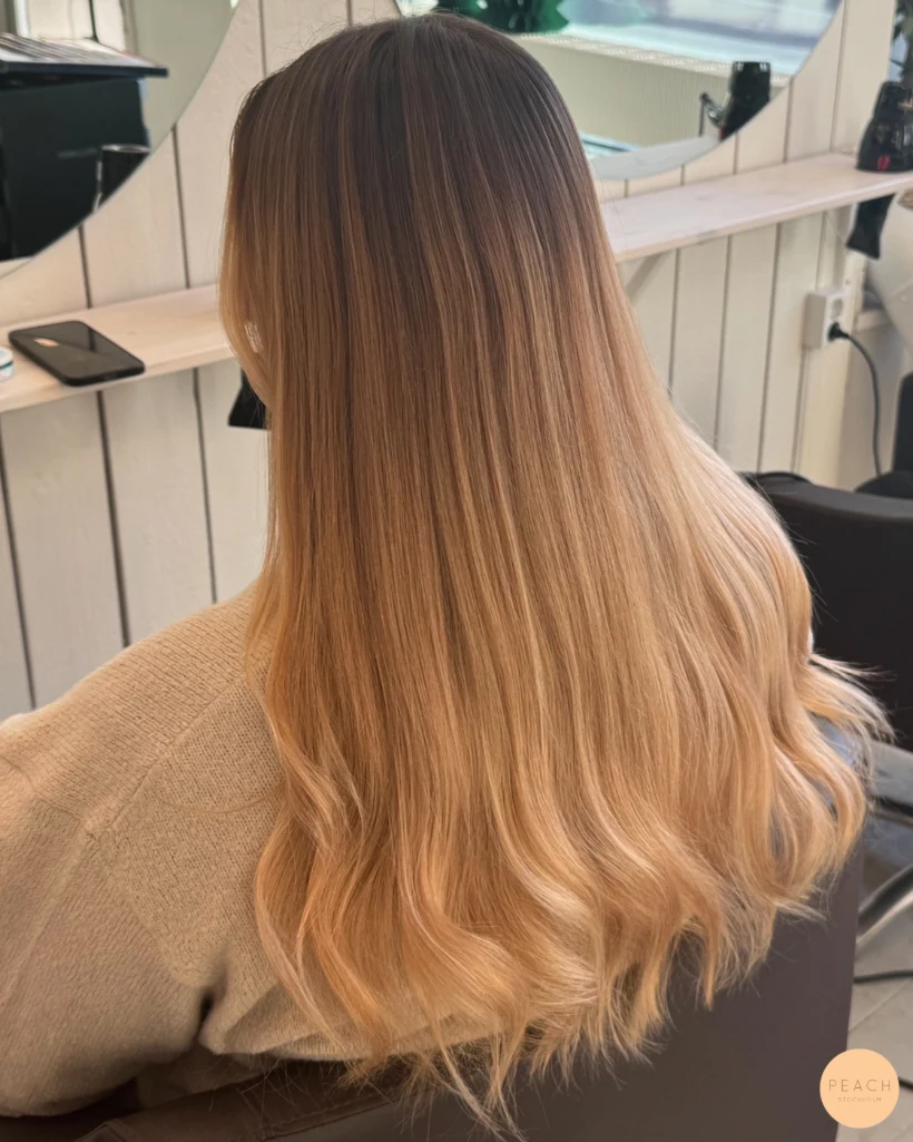 Blond till brunett