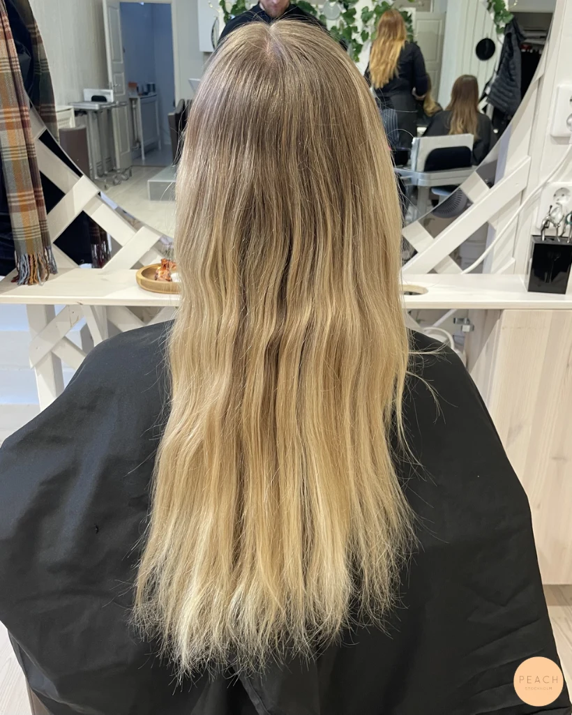 Blond hårfärg – salongsresultat av Jonathan Hultman, 19 mars 2024