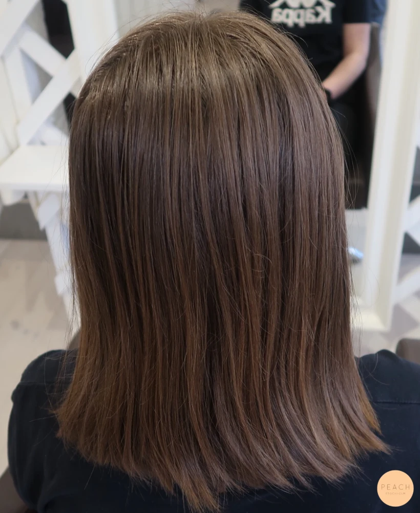 Naturlig balayage med krämig ton