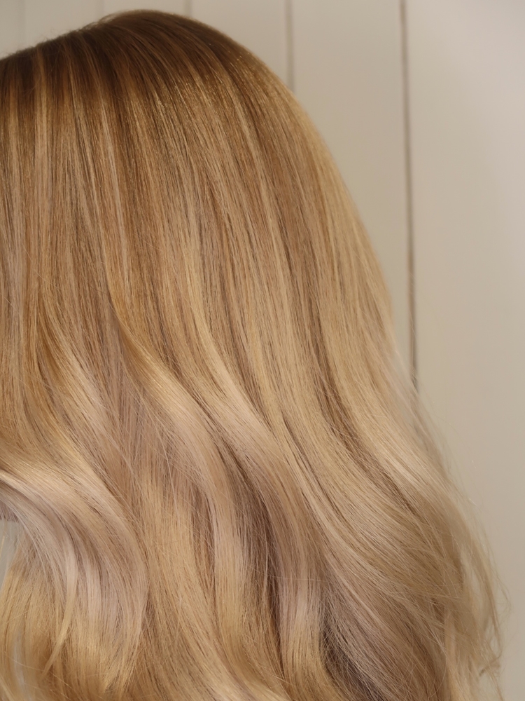 Blond balayage naturlig