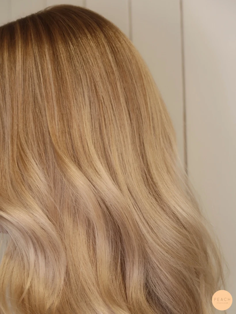 Blond balayage naturlig
