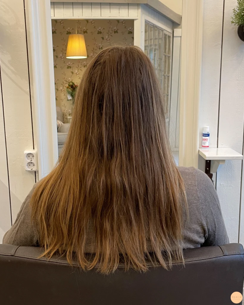 Sand beige hårfärg