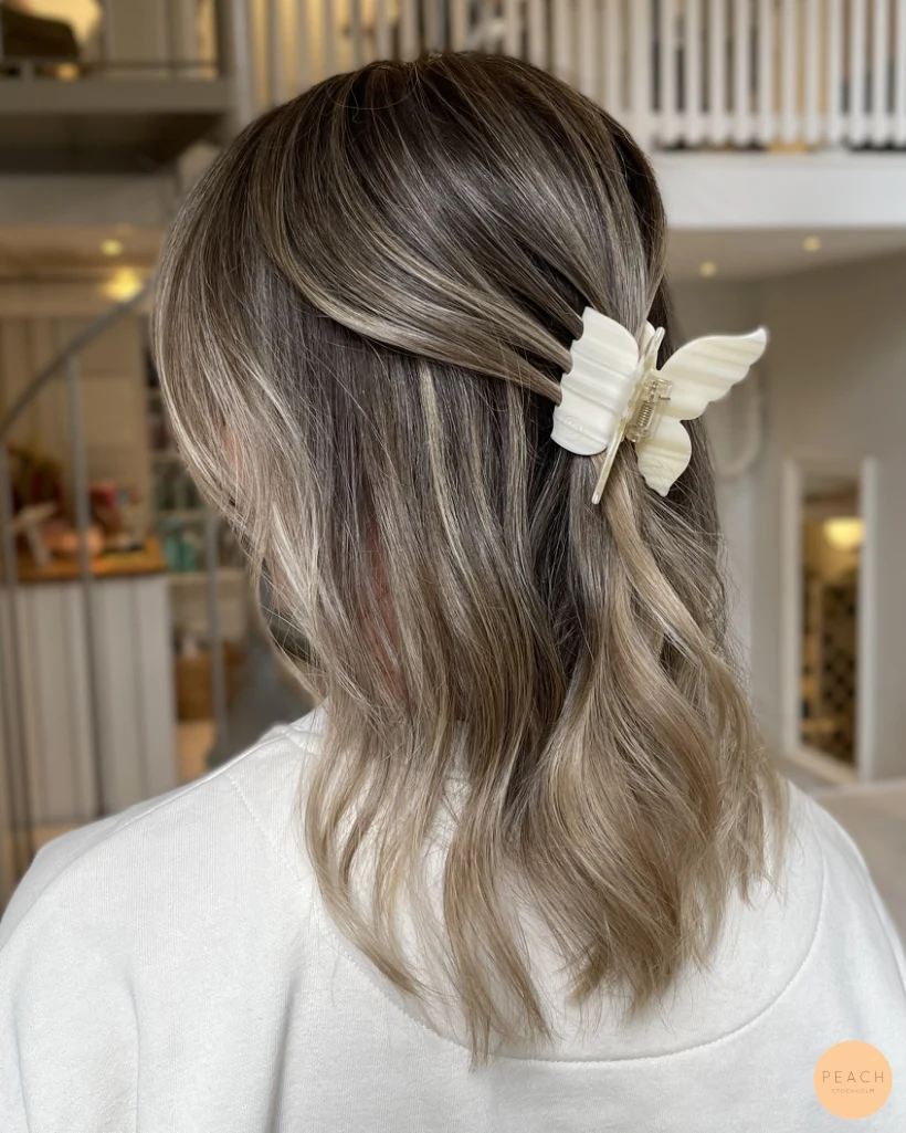 Balayage med mjuka teasylights