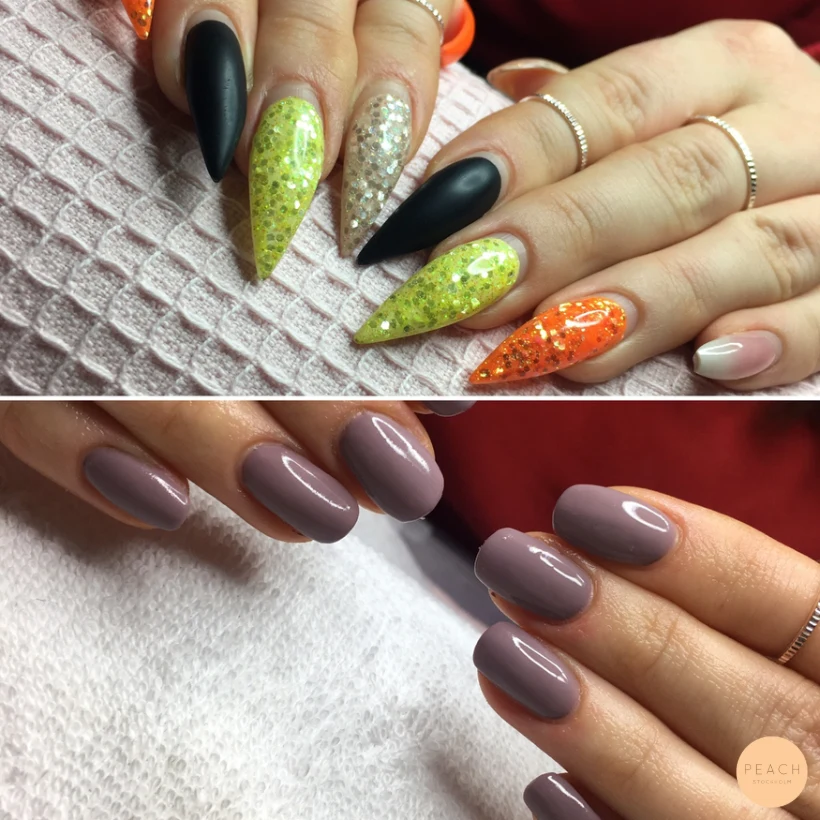Nagelförstärkning på Peach Stockholm 💅🏼