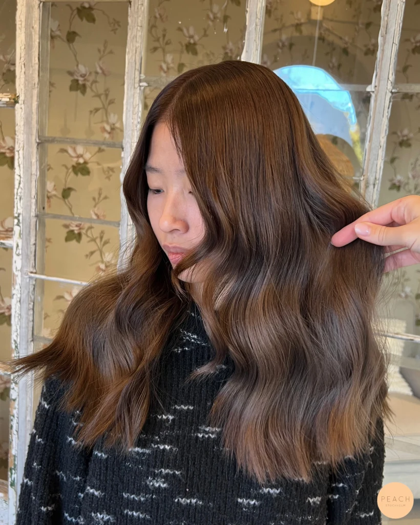 Rich brown hair color 🤎