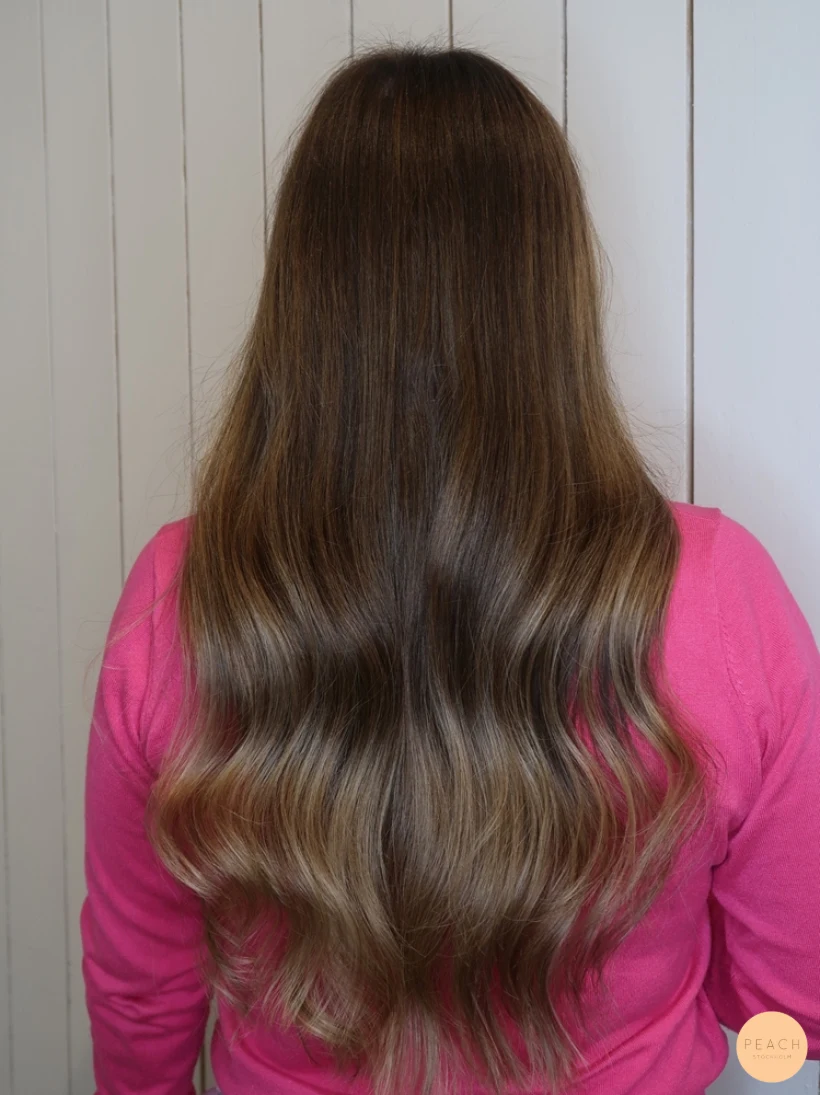 Balayage slingor stockholm, naturliga slingor