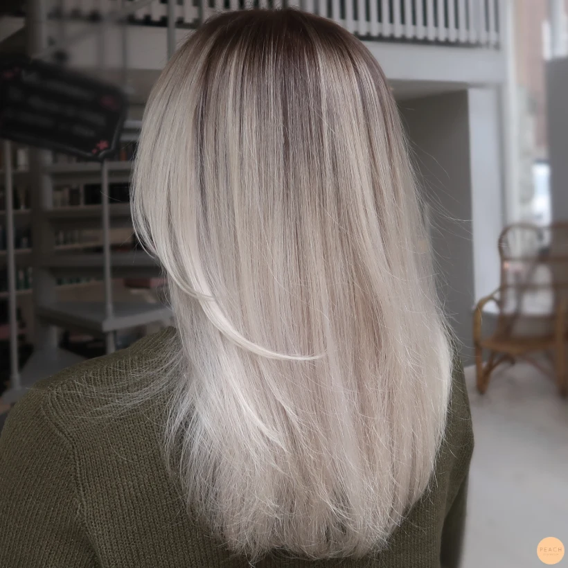 Soft krispig blond färg