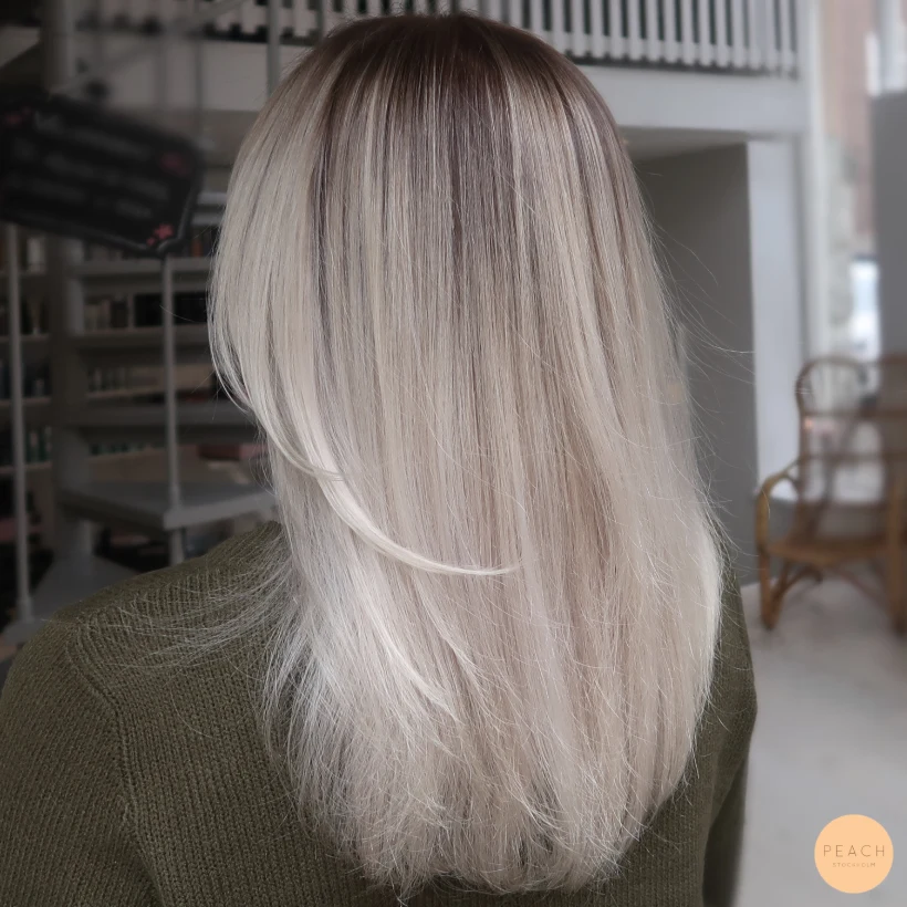 Soft krispig blond färg