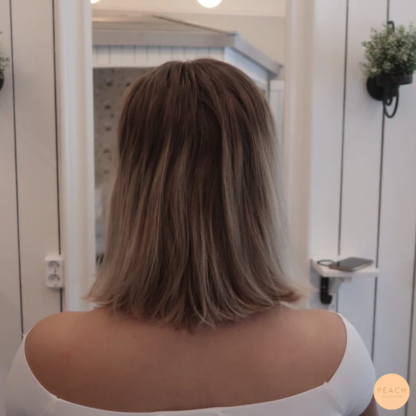 Babylights hair med beige toner