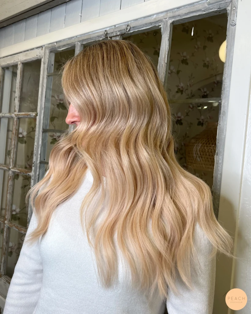 Blonde highlights and extensions 🌟✨