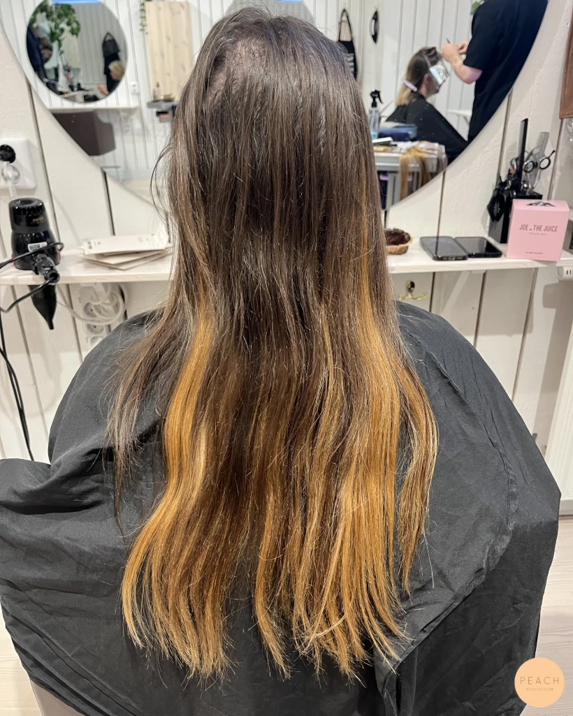 Coffee brown hair