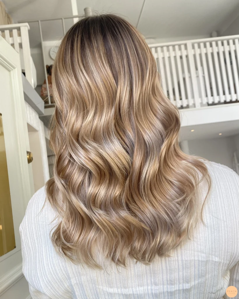 Shiny blonde