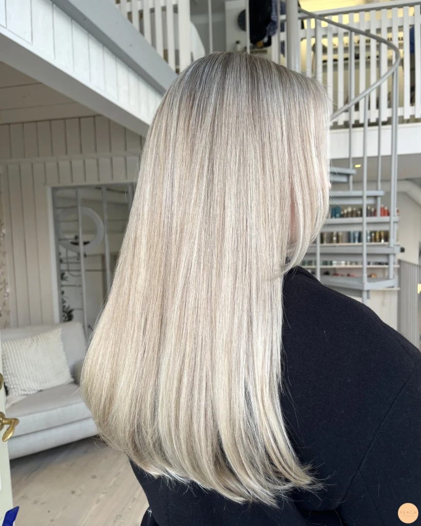 Light blonde hair