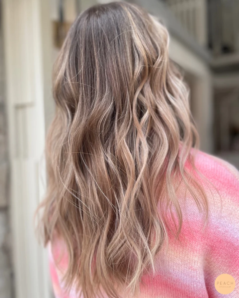Bronde balayage med fina babylights