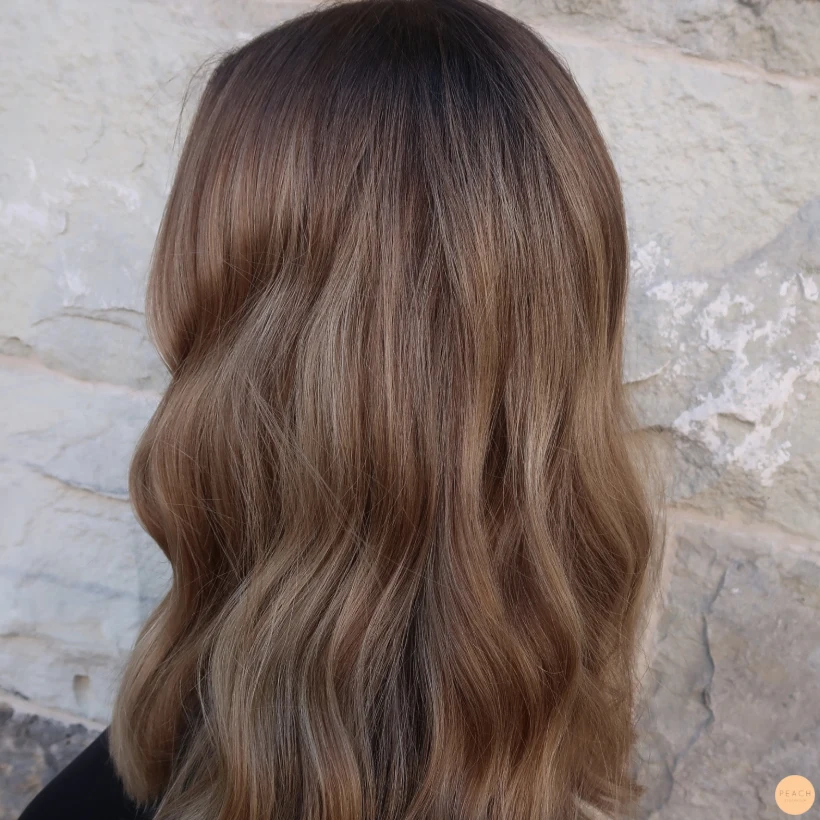 Caramel swirl hair color