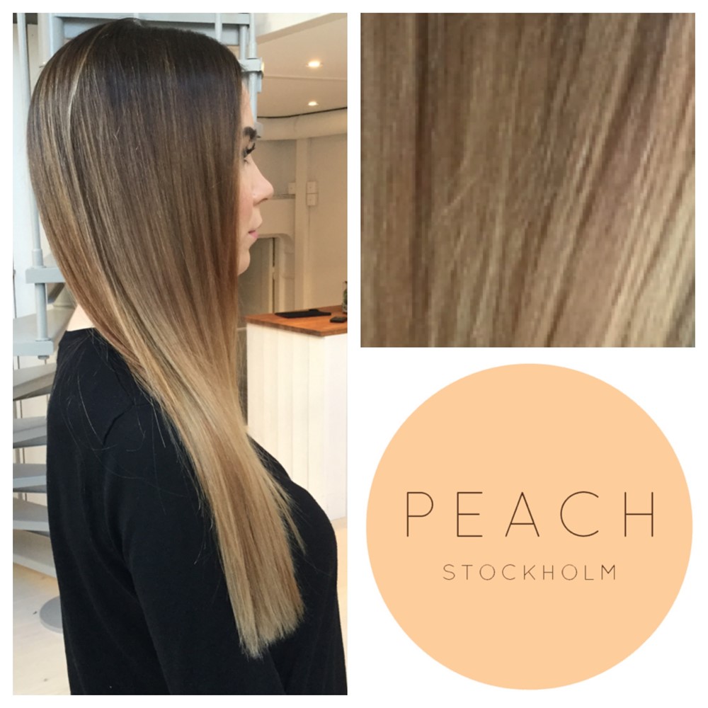 Kall blond sombre med mörk botten