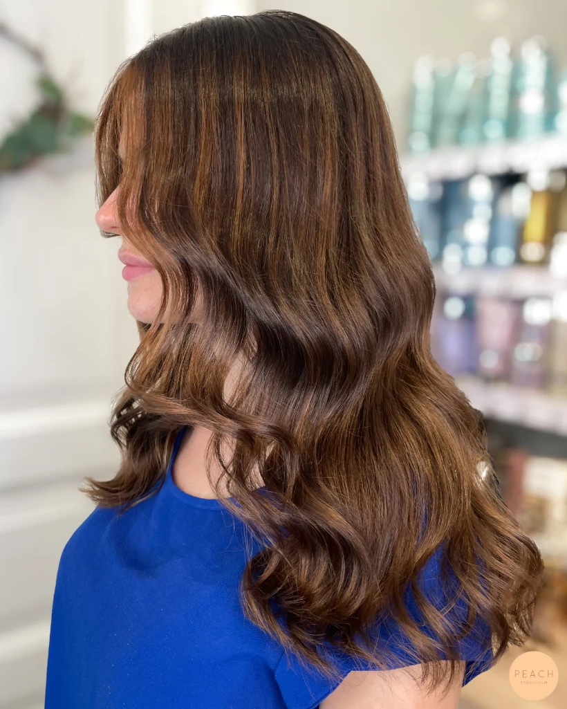 Hazelnut caramel hair color 🌰✨