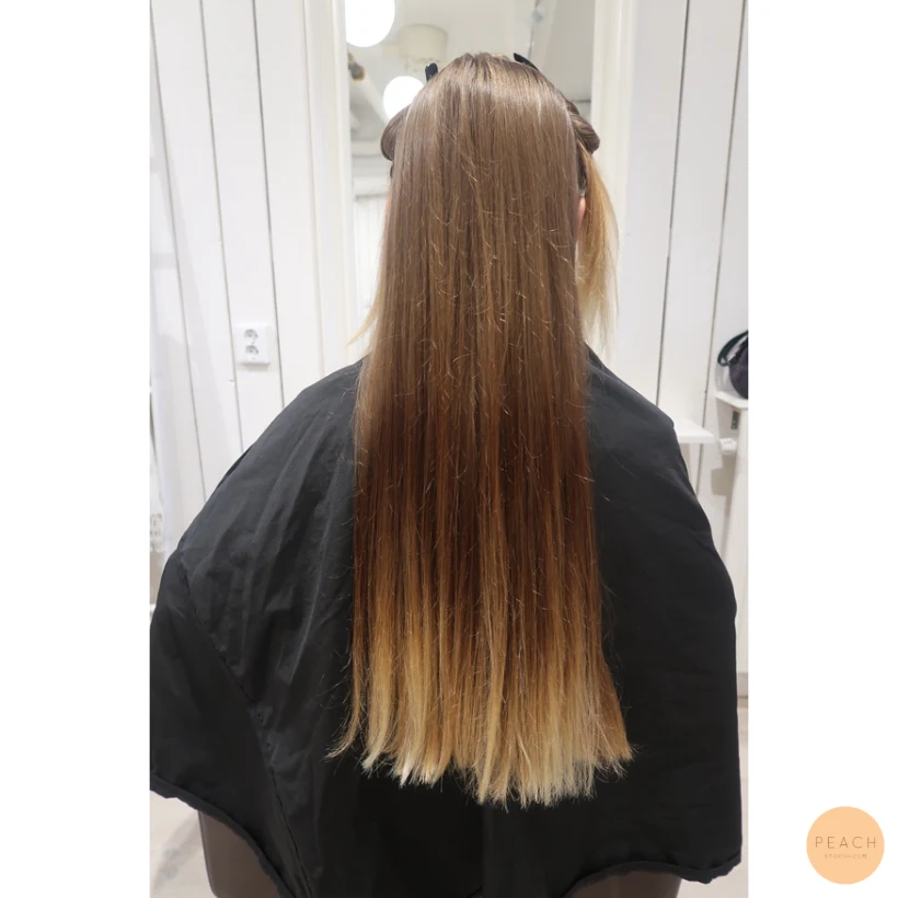 Blond balayage med sval nyansering